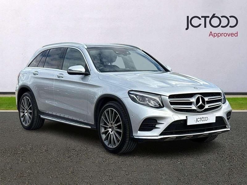 Silver Used 2018 Mercedes GLC350 AMG Line Premium SUV | £24,650 (Fair price) - Image 1/4