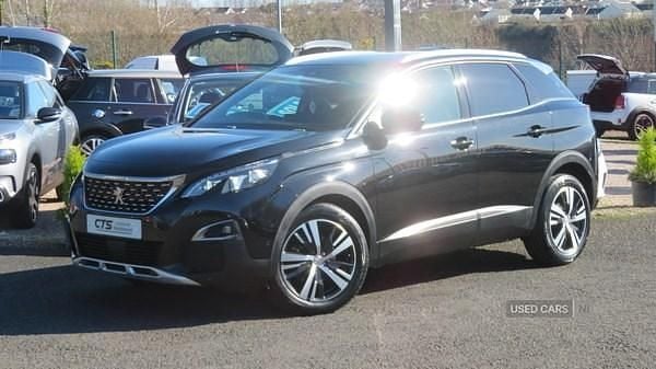 Used Peugeot 3008 GT-line 2017 Black SUV