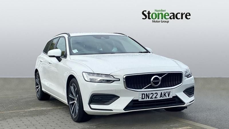 White Used 2022 Volvo V60 Momentum Estate | £23,000 (Good price) - Image 1/3