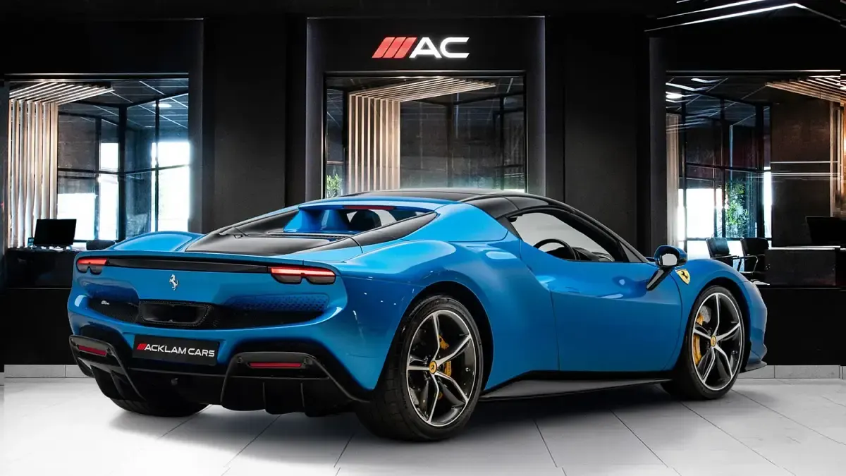 Used Ferrari 296 830 HP (610 kW) 2023 Blue Cabriolet