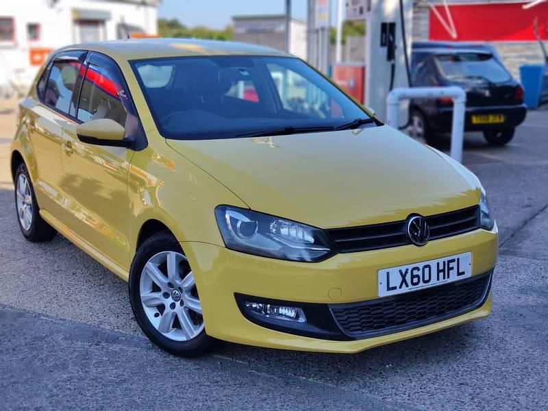 Yellow Used 2010 VW Polo Highline Hatchback | £4,495 (Good price) - Image 1/4