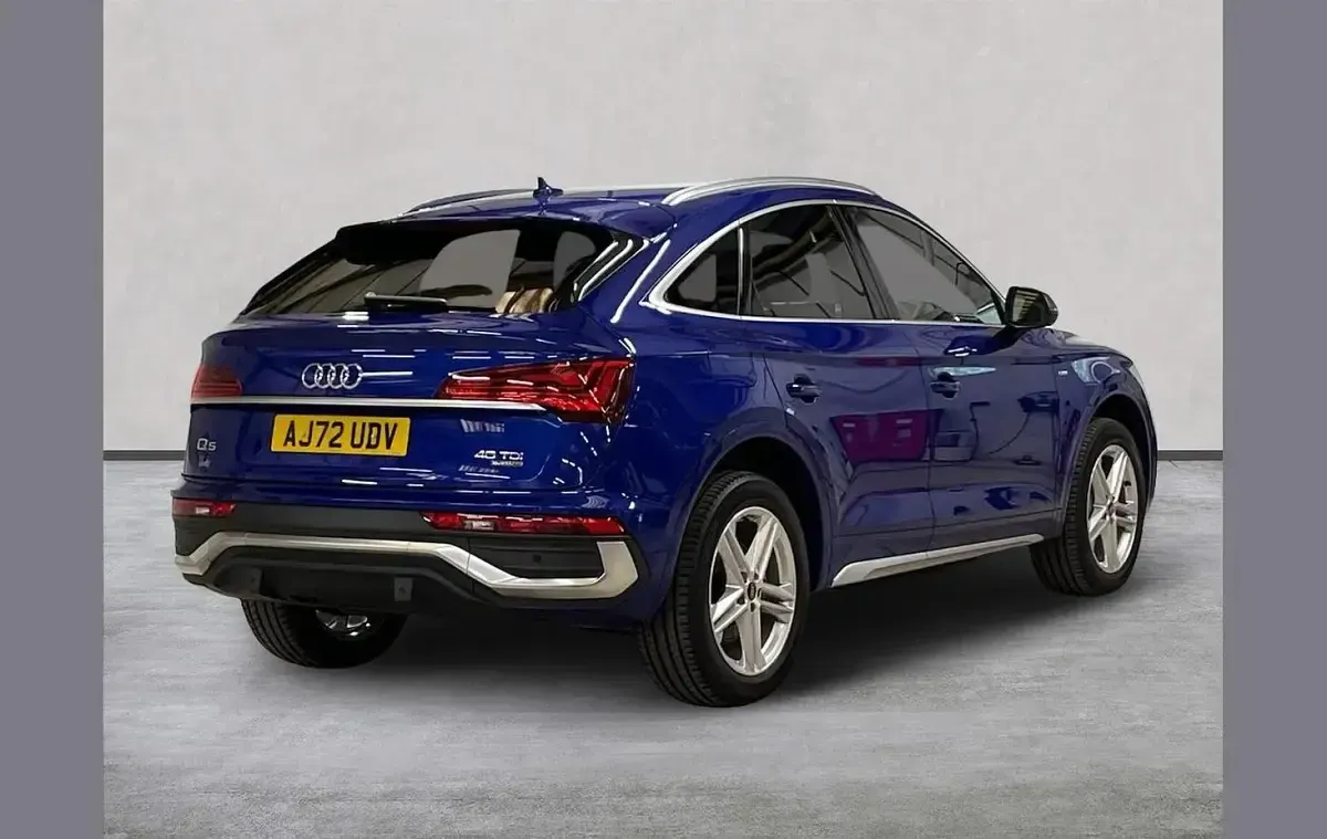 Used Audi Q5 S-Line 204 HP (150 kW) 2022 Blue SUV