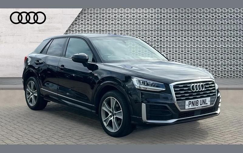 Used Audi Q2 S-Line 116 HP (85 kW) 2018 Mythos black, metallic SUV