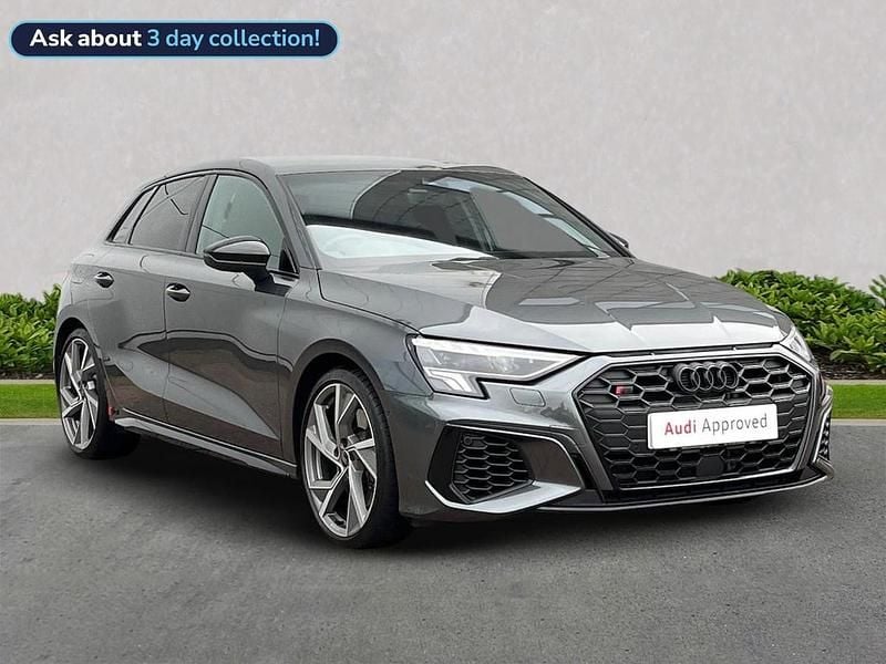 Grey Used 2024 Audi S3 Sportback Black Edition Hatchback | £36,031 - Image 1/4