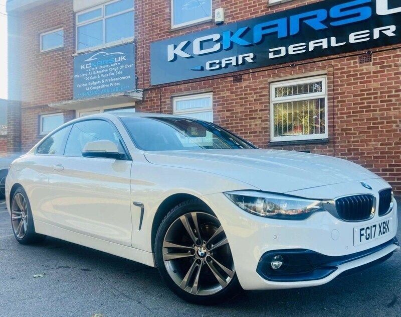White Used 2017 BMW 420 Sport Line Coupe | £7,999 - Image 1/4