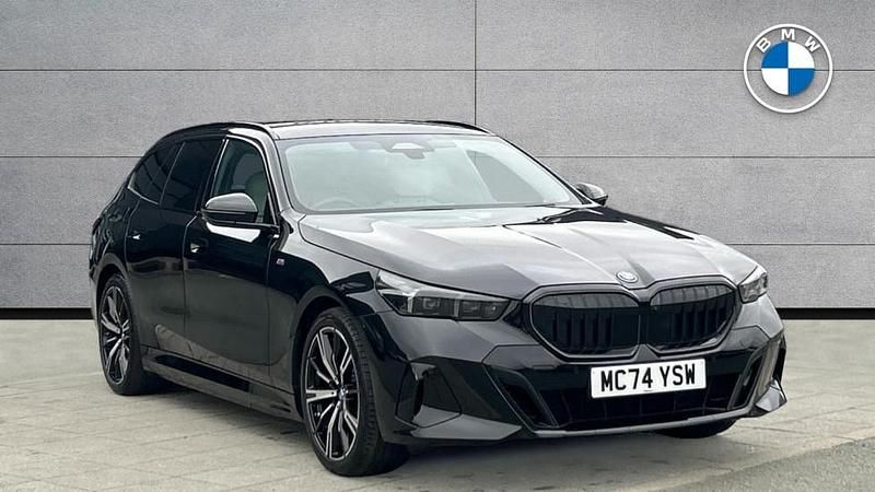 Black Used 2025 BMW 530e M Sport Estate | £49,985 - Image 1/4