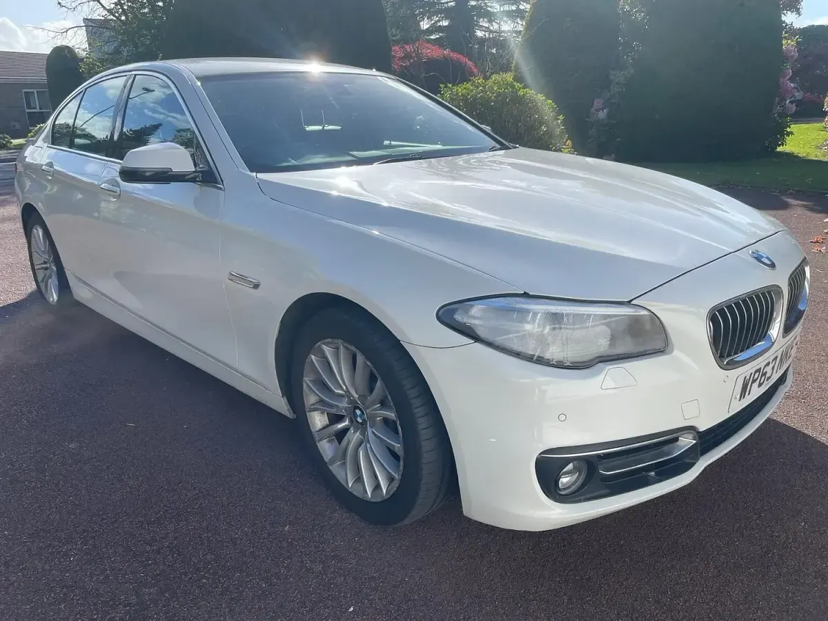 Used BMW 518 Luxury Line 143 HP (105 kW) 2014 White Sedan