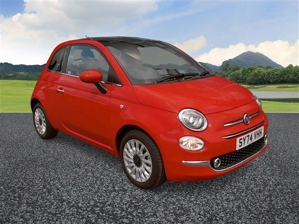 Orange New 2025 Fiat 500 Hatchback | £13,495 (Good price) - Image 1/1