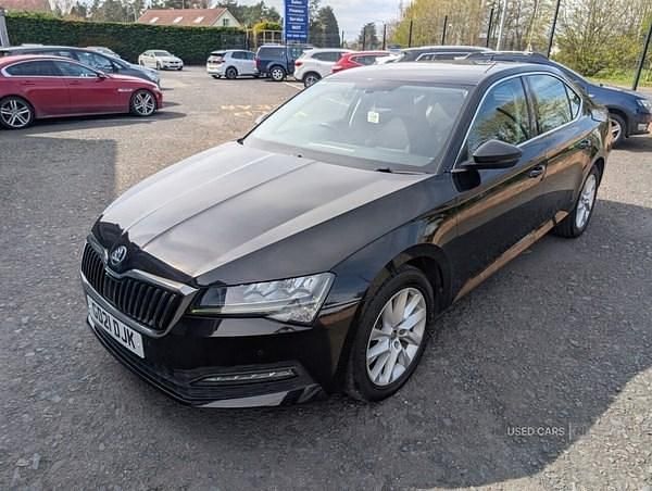 Used Skoda Superb SE 150 HP (110 kW) 2021 Black Hatchback