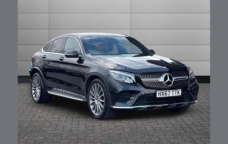 Used Mercedes GLC350 AMG line 258 HP (189 kW) 2017 Obsidian black Coupe
