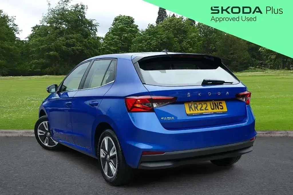Used Skoda Fabia SE L 110 HP (80 kW) 2022 Blue Hatchback