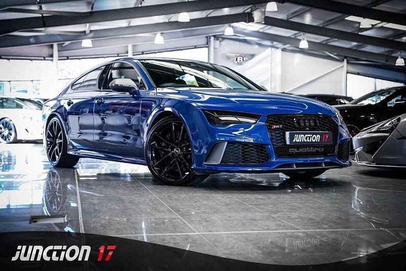 Used Audi RS7 Sportback Performance 605 HP (444 kW) 2016 Blue Hatchback