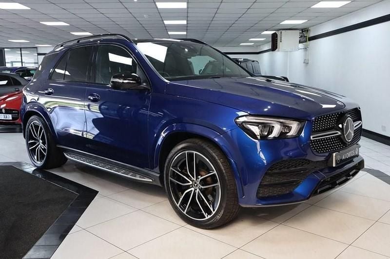 Blue Used 2019 Mercedes GLE450 AMG AMG line SUV | £42,449 (A bit pricey) - Image 1/4