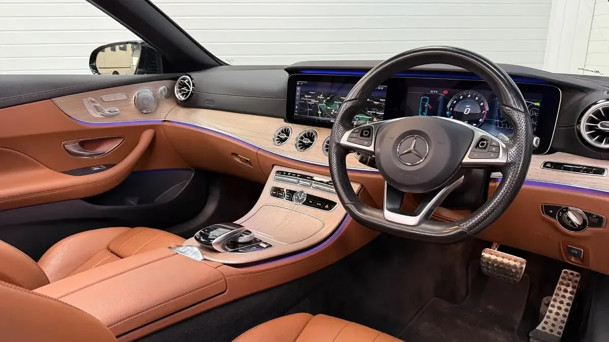 Used Mercedes E400 AMG Line Premium Plus 2018 Blue Cabriolet