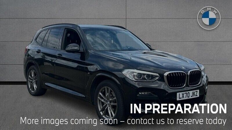 Black Used 2020 BMW X3 M Sport SUV | £25,012 (Fair price) - Image 1/4