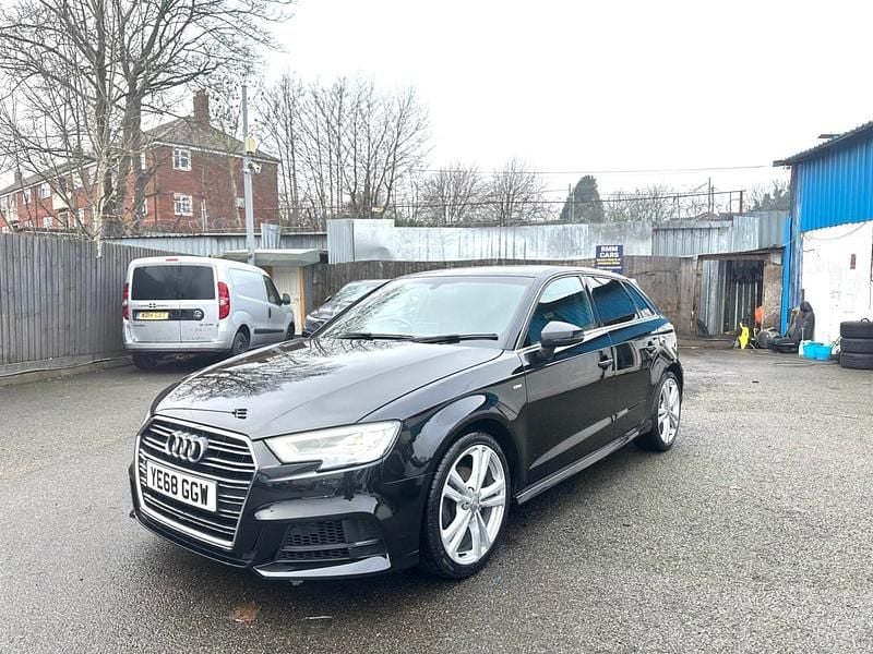 Black Used 2018 Audi A3 S-Line Hatchback | £10,490 (Super price) - Image 1/3