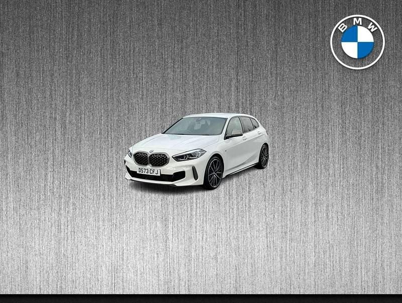 Used BMW M135 Shadowline 302 HP (222 kW) 2023 White Hatchback