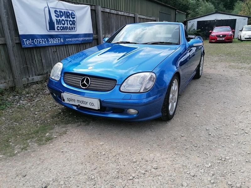 Used Mercedes SLK320 2000 Blue Cabriolet