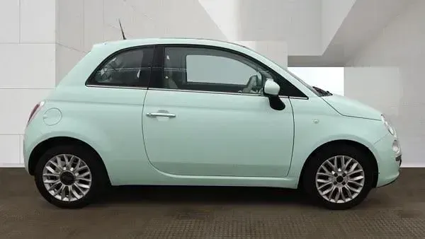 Used Fiat 500 Lounge 69 HP (50 kW) 2014 Green Hatchback