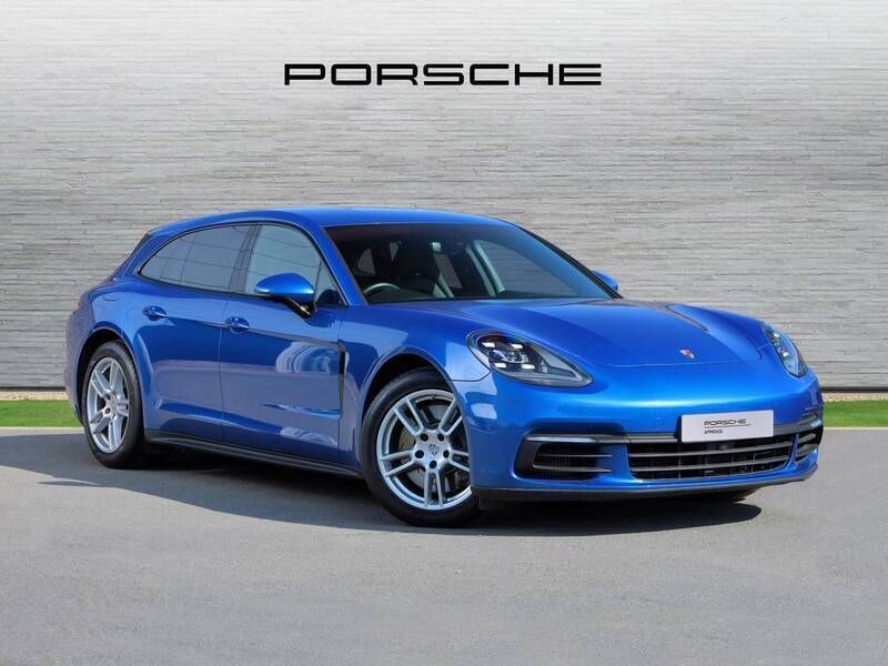 Sapphire blue metallic Used 2019 Porsche Panamera 4 Sport Turismo Sedan | £45,000 - Image 1/4