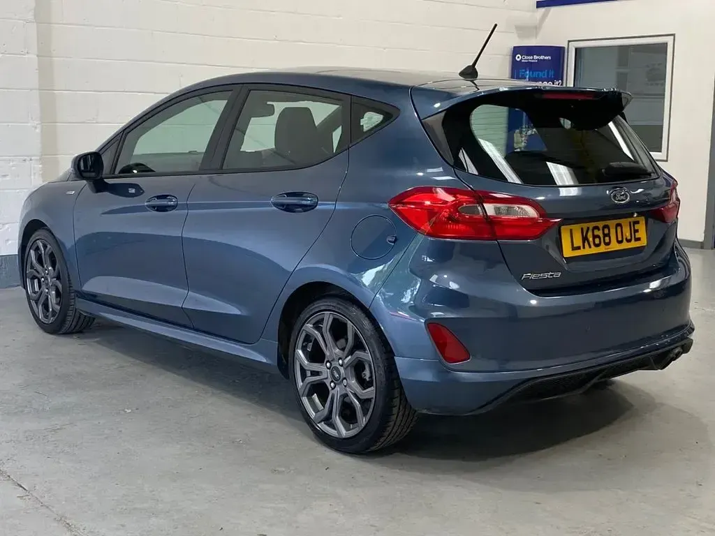 Used Ford Fiesta ST-Line 125 HP (91 kW) 2019 Blue Hatchback