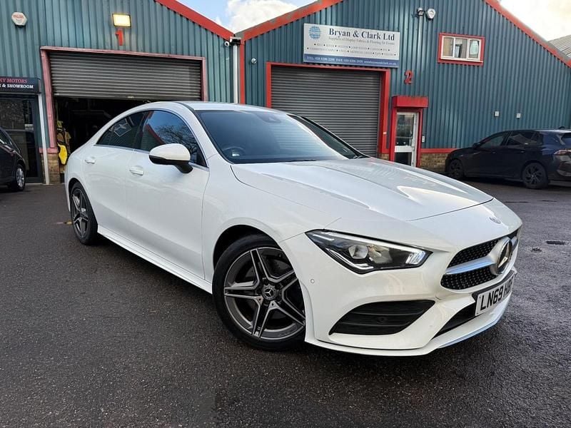 Used Mercedes CLA200 AMG line 2020 White Coupe