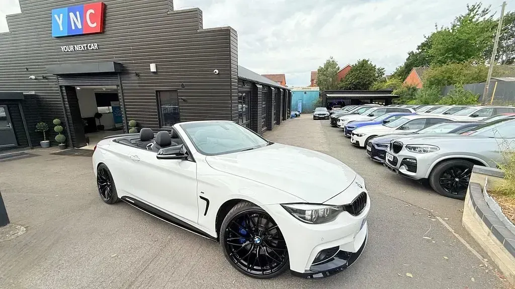 Used BMW 420 Cabriolet M Sport 2017 White Cabriolet