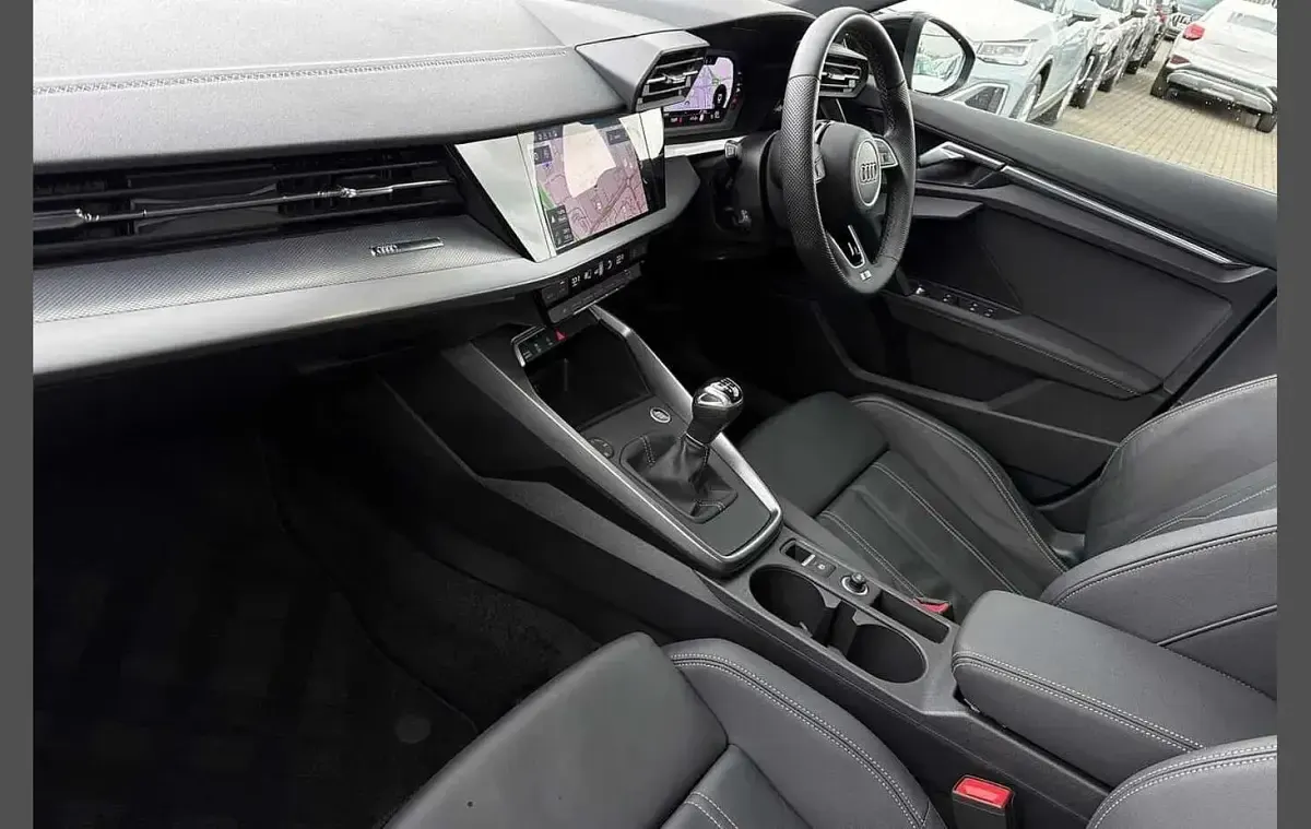 Used Audi A3 S-Line 147 HP (108 kW) 2024 Black Hatchback