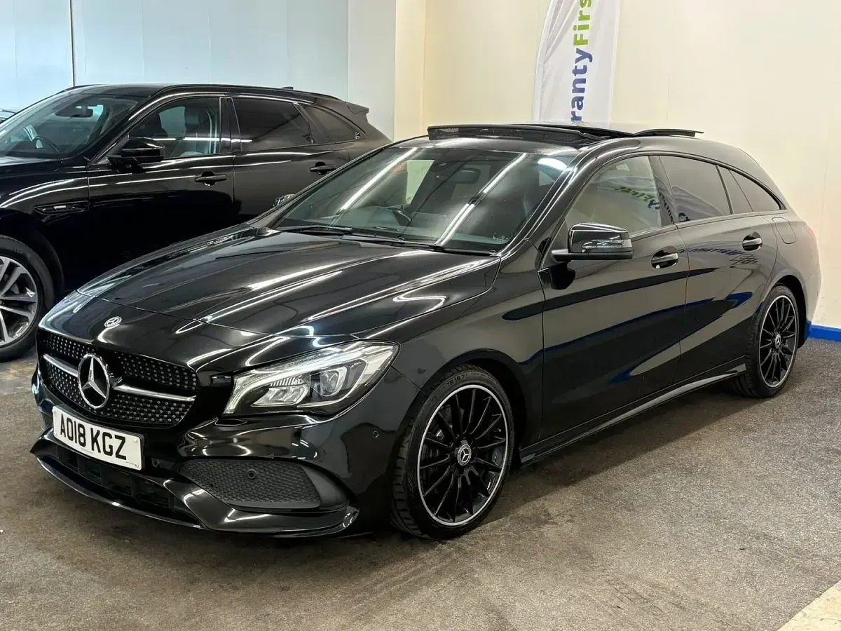 Used Mercedes CLA220 AMG line 2018 Black Sedan