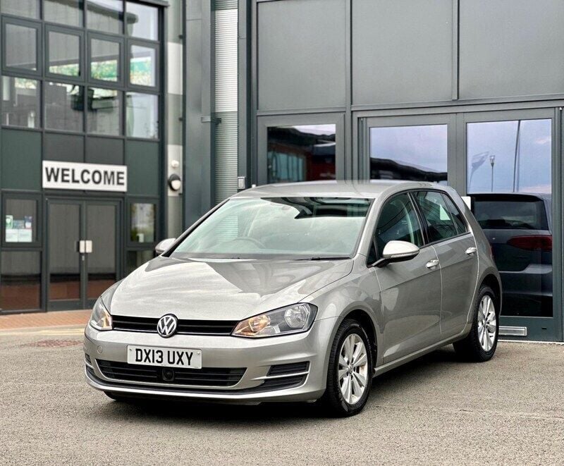 Silver Used 2013 VW Golf VII SE Hatchback | £6,575 (Fair price) - Image 1/4