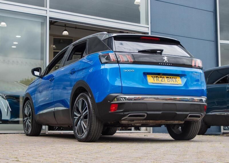 Blue Used 2021 Peugeot 3008 GT SUV | £19,210 (Fair price) - Image 1/4