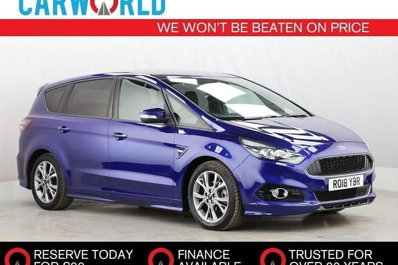 Blue Used 2018 Ford S-MAX ST-Line MPV | £12,990 (Fair price) - Image 1/1
