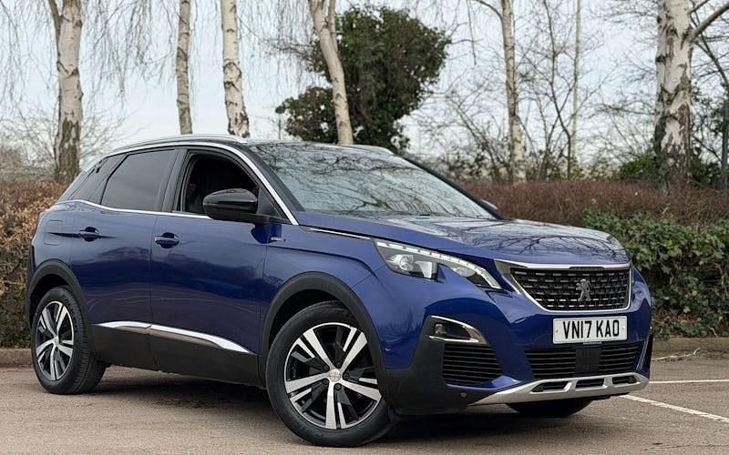 Used Peugeot 3008 GT-line 120 HP (88 kW) 2017 Blue SUV