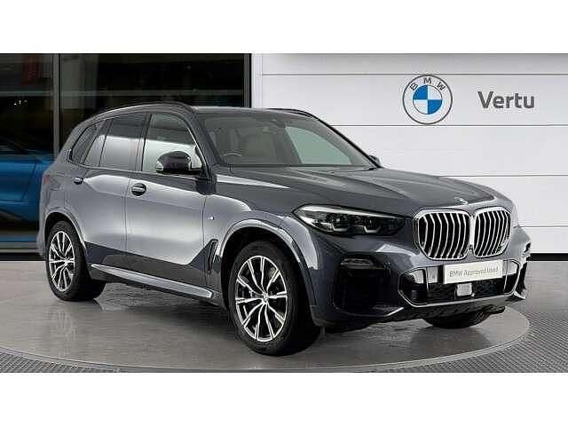 Grey Used 2021 BMW X5 M Sport SUV | £38,671 (Good price) - Image 1/4