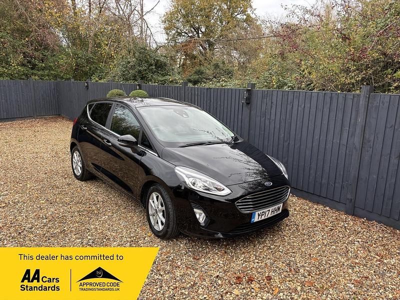 Black Used 2017 Ford Fiesta Zetec Hatchback | £8,995 (Good price) - Image 1/4