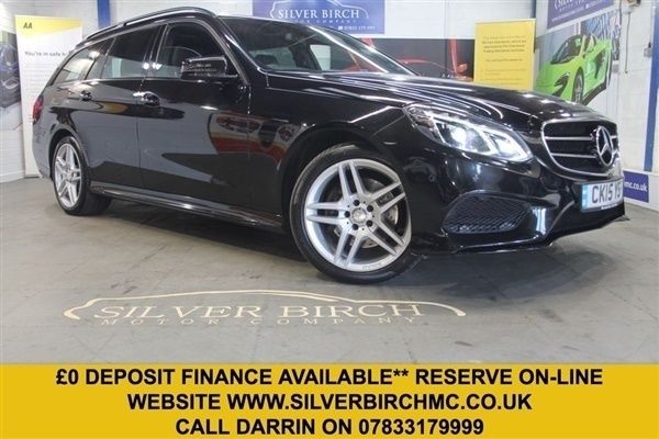 Black Used 2015 Mercedes E220 AMG Estate | £10,490 (Fair price) - Image 1/1