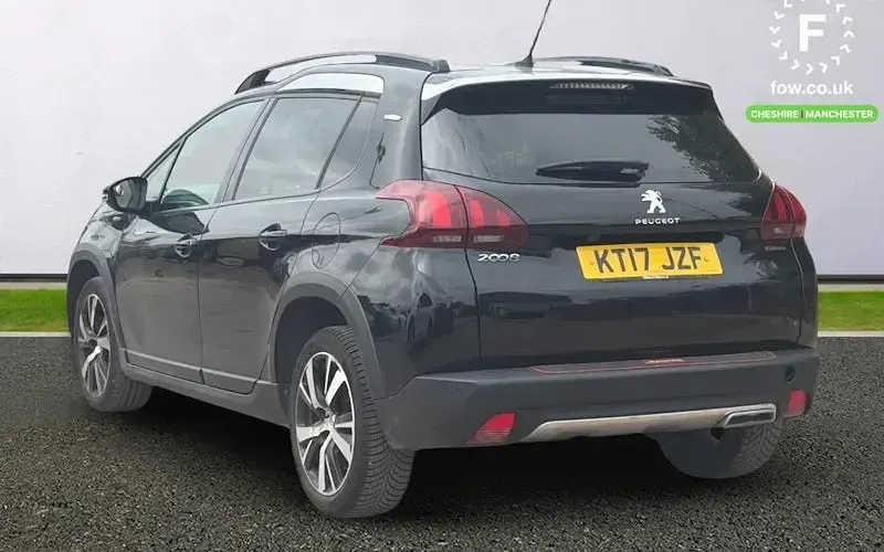 Used Peugeot 2008 GT-line 120 HP (88 kW) 2017 Black SUV