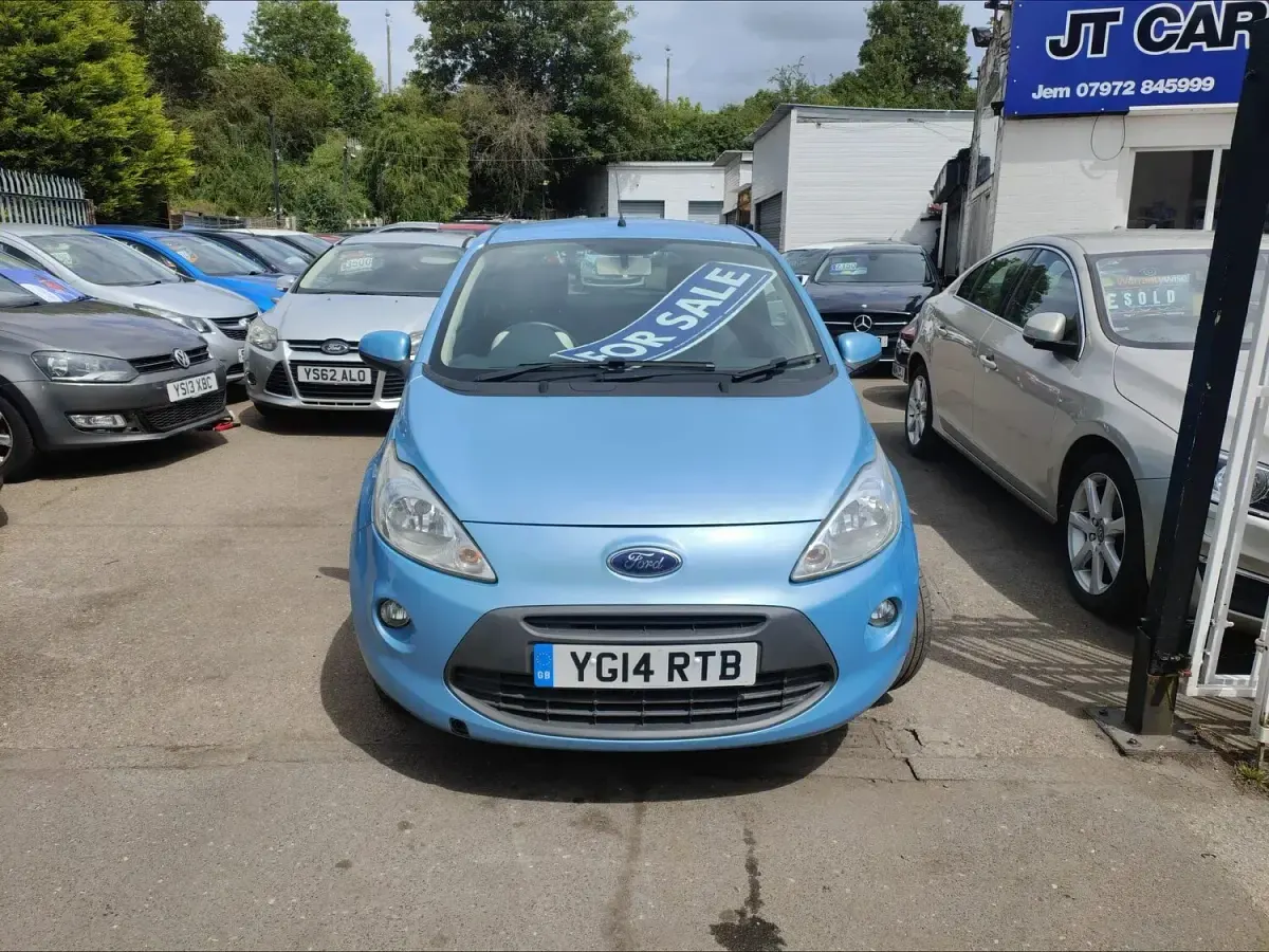 Used Ford Ka Zetec 2015 Blue Hatchback