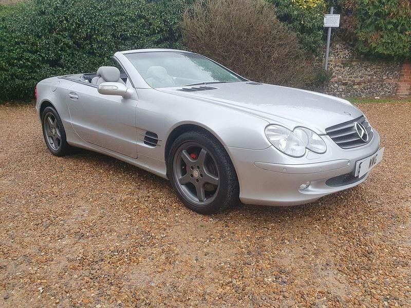 Used Mercedes SL500 2004 Silver Cabriolet