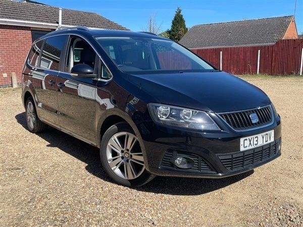 Black Used 2013 Seat Alhambra SE MPV | £5,099 (Good price) - Image 1/1