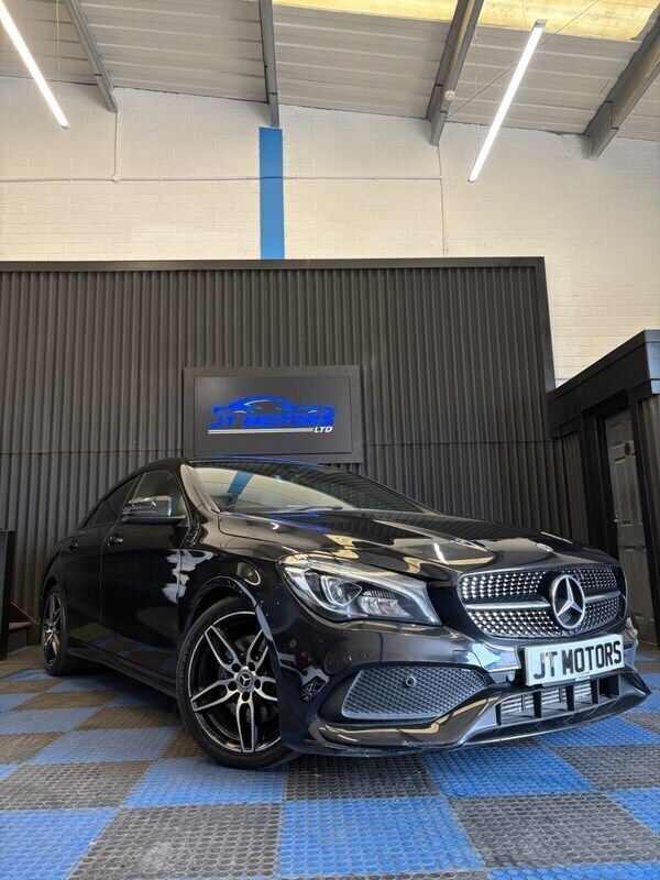 Black Used 2017 Mercedes CLA220 AMG line Sedan | £12,495 (Good price) - Image 1/4