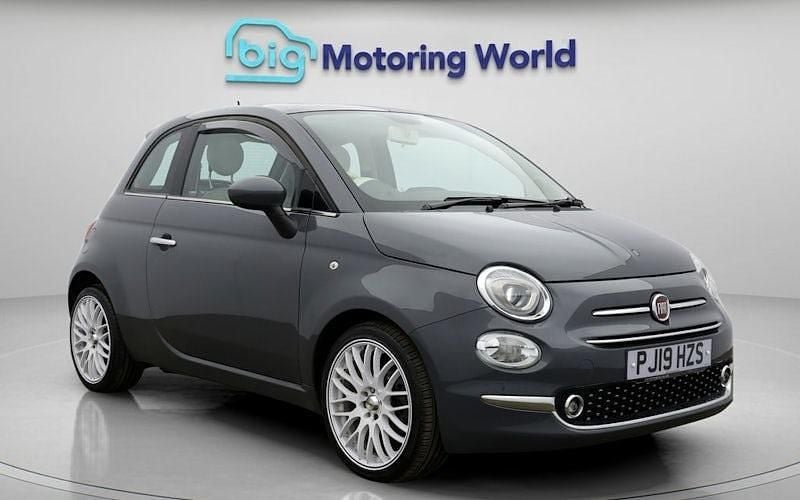 Used Fiat 500 Lounge 69 HP (50 kW) 2019 Grey Hatchback