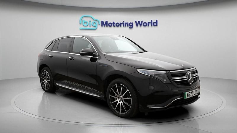 Used Mercedes EQC400 AMG line 300 kW (408 HP) 2020 Black SUV