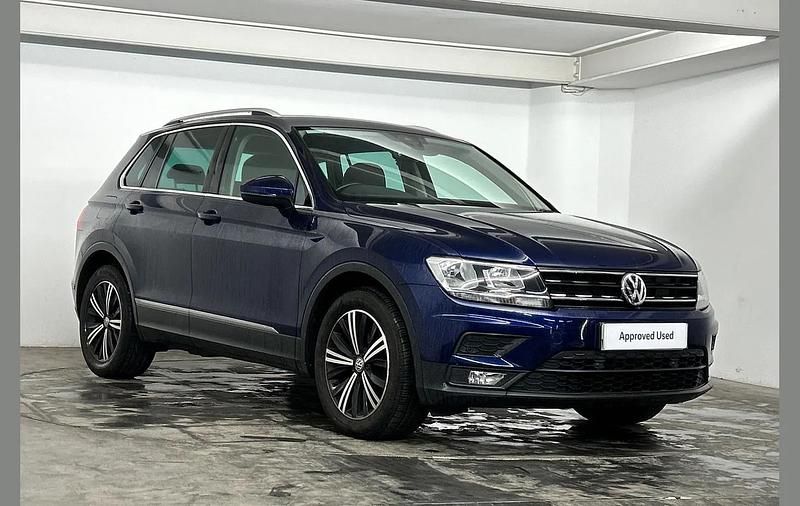 Used VW Tiguan SE 125 HP (91 kW) 2018 Blue SUV