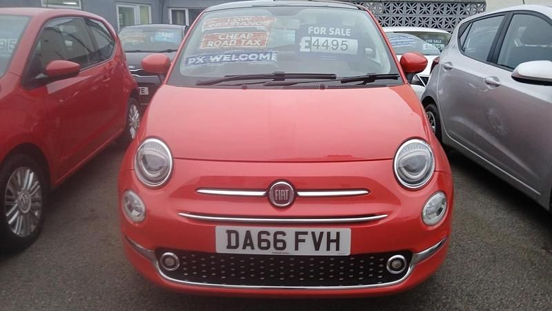 Used Fiat 500 Lounge 69 HP (50 kW) 2016 Pink Hatchback