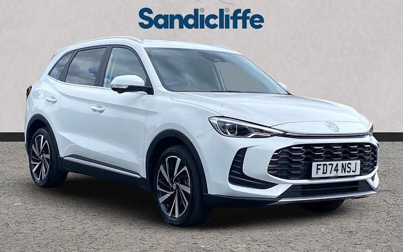 Solid arctic white Used 2024 MG ZS Trophy Sedan | £21,422 - Image 1/4