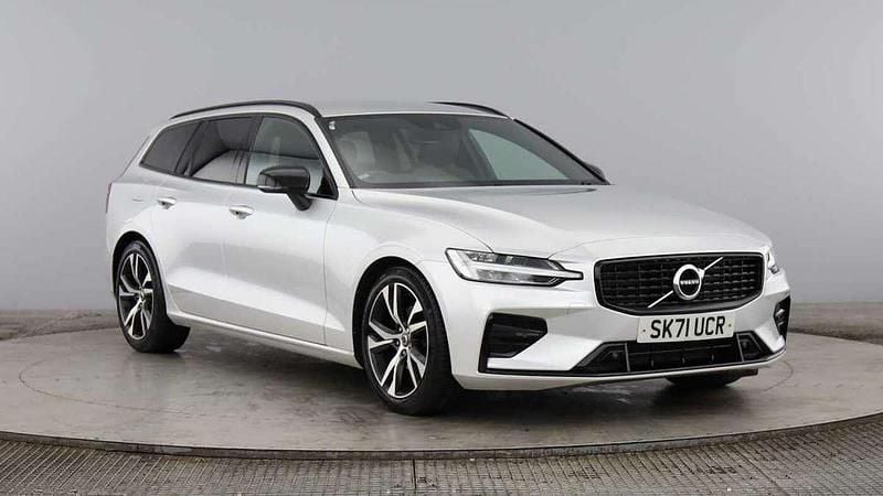Silver Used 2021 Volvo V60 R-Design Estate | £24,000 (Fair price) - Image 1/4