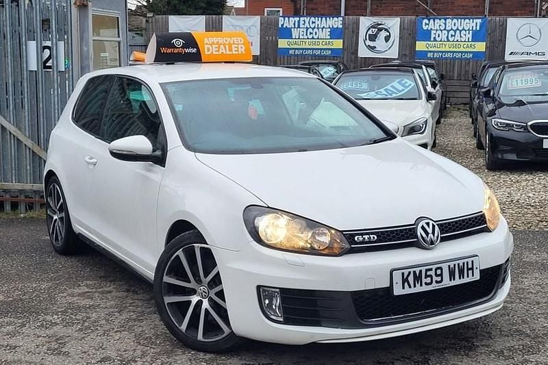 Used VW Golf VI GTD 170 HP (125 kW) 2009 White Hatchback