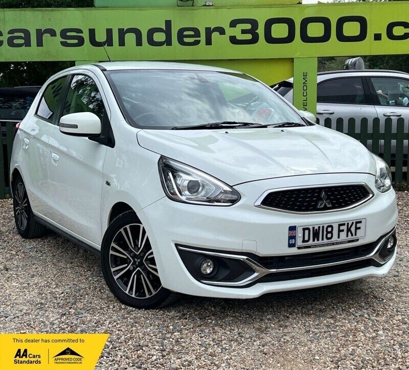 White Used 2018 Mitsubishi Mirage Hatchback | £5,350 (Fair price) - Image 1/4