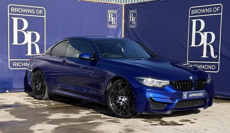 Used BMW M4 Cabriolet Competition Edition 450 HP (330 kW) 2020 Blue Cabriolet